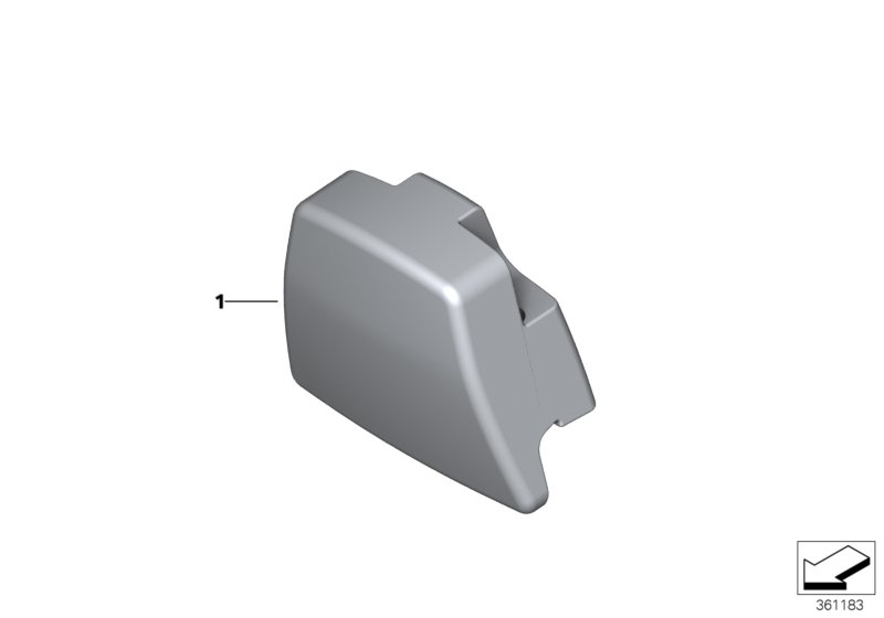 Seat, front, head restraint