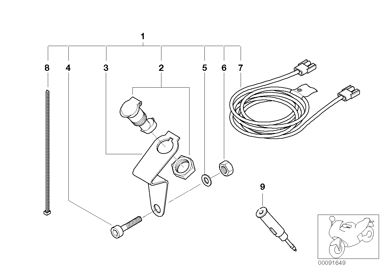 Retrofit kit, socket