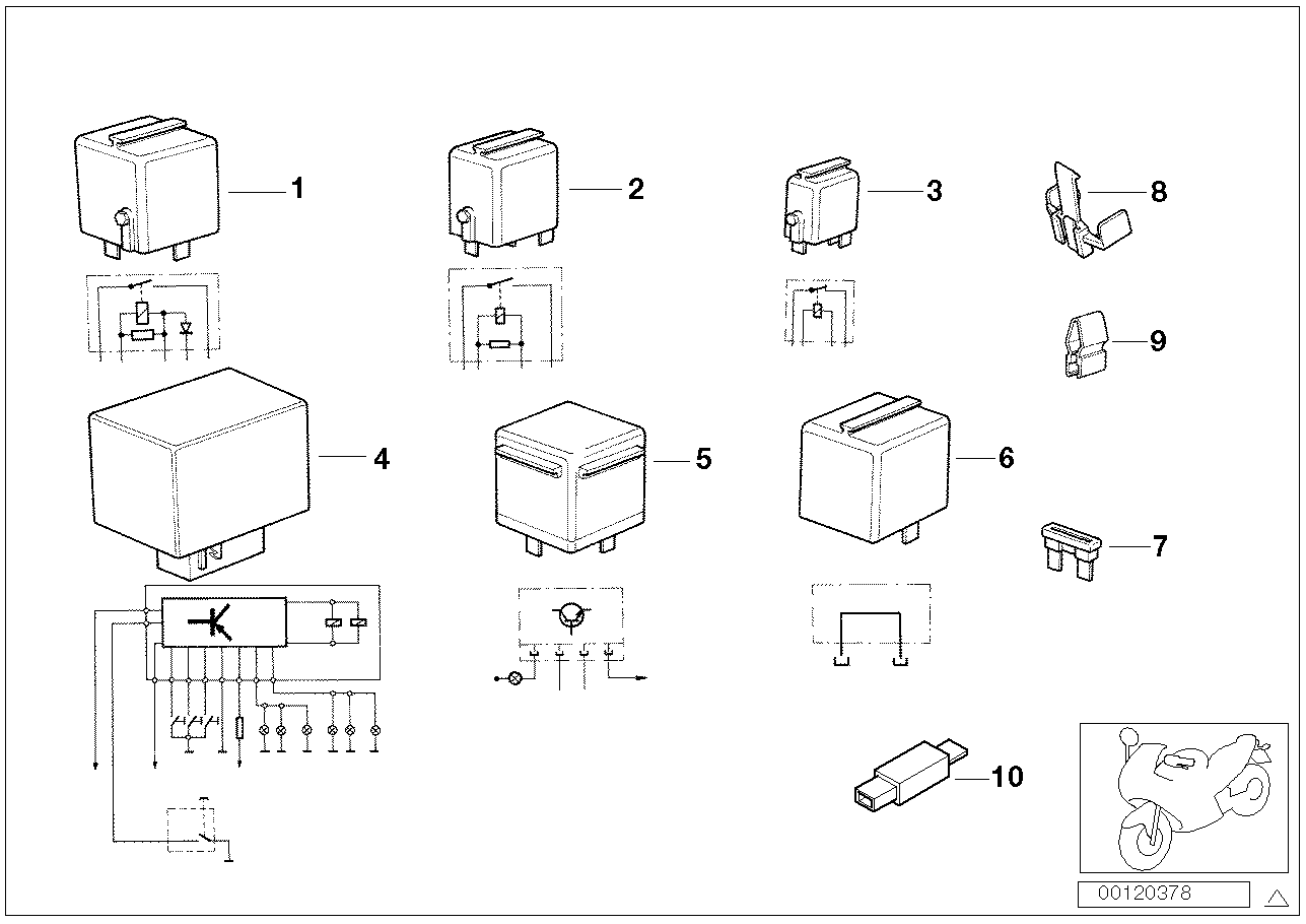 VARIOUS RELAYS