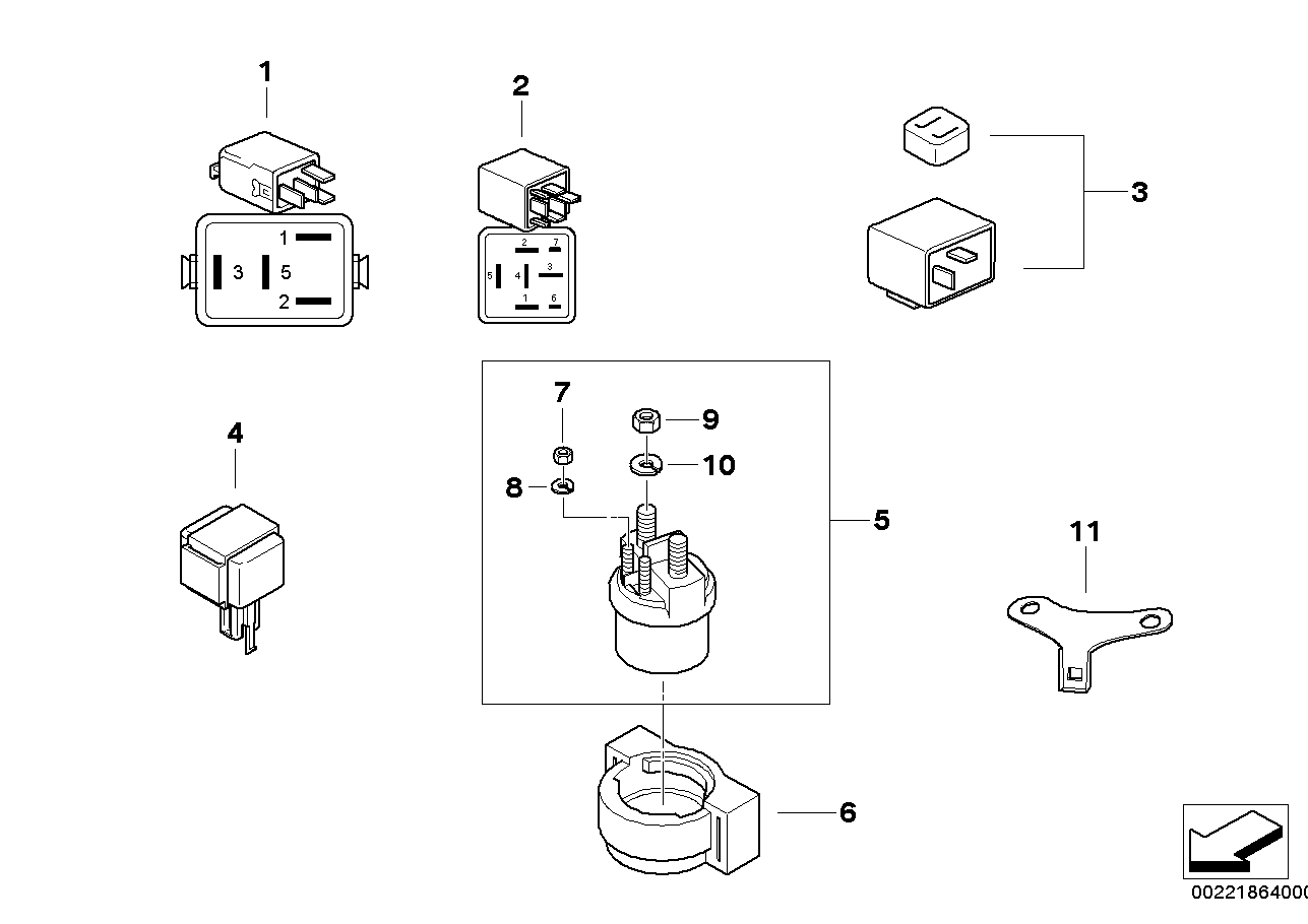 VARIOUS RELAYS