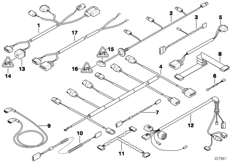 Various additional wiring sets