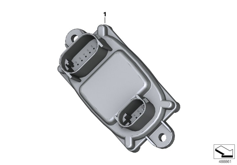 Control unit collapsible stand