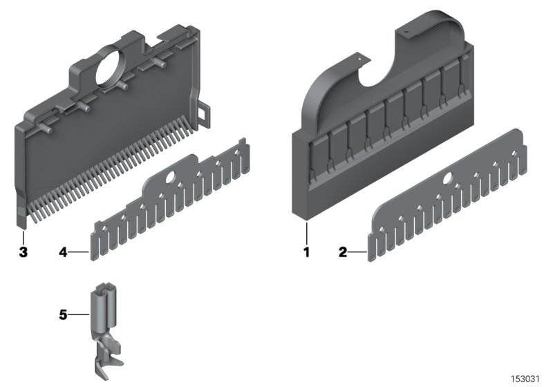 Comb type connector