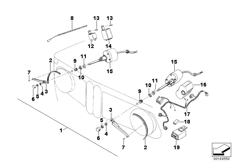 Headlight cleaning system