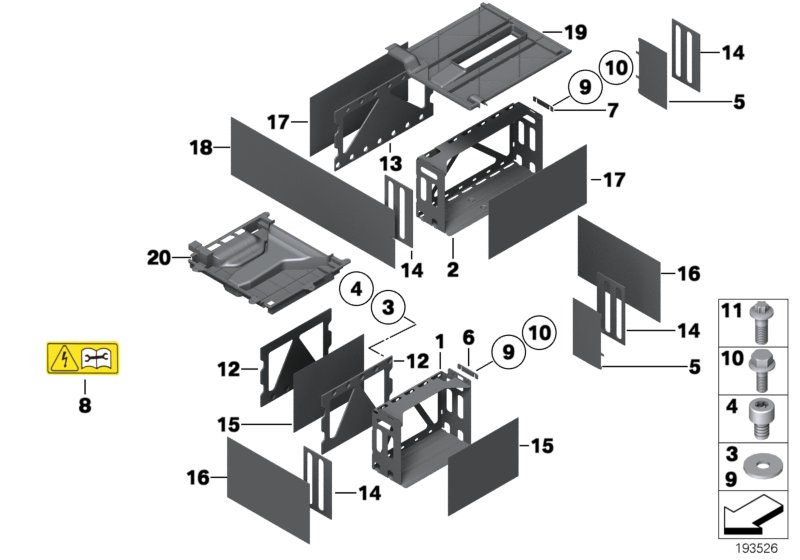 Single parts, HV accumulator