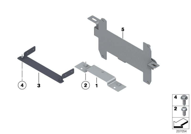 Holder, control units Security