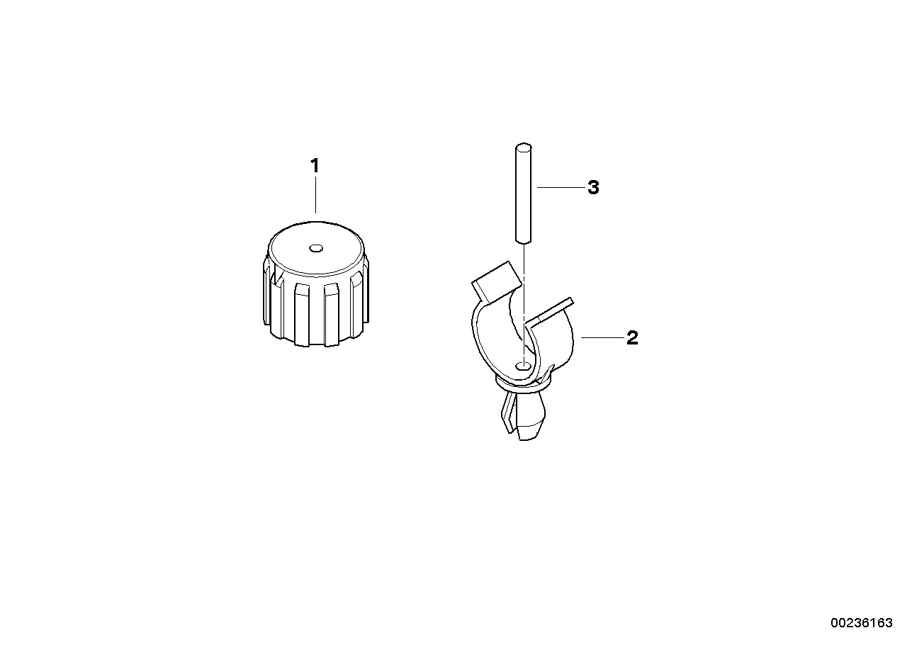 Plug cap, diagnostic connector