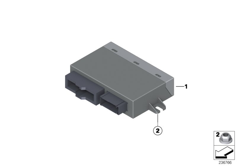 Control unit, soft top module