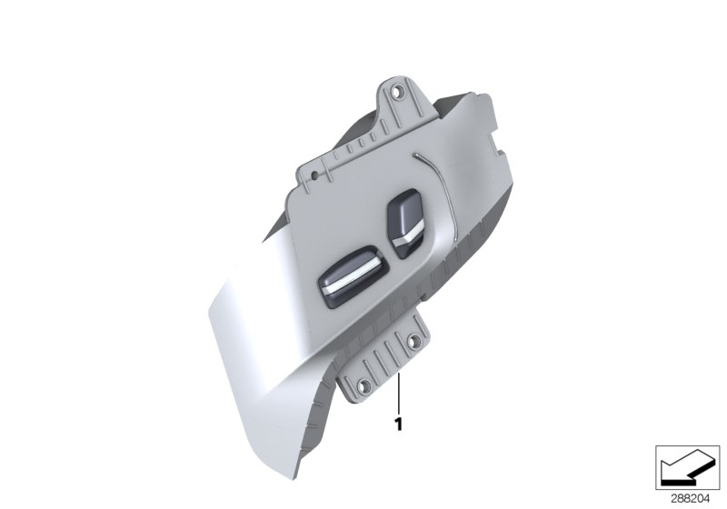 Switch, seat adjustment, rear cabin