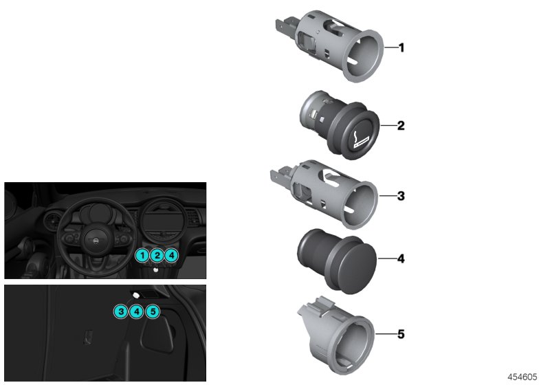Cigarette lighter / power sockets