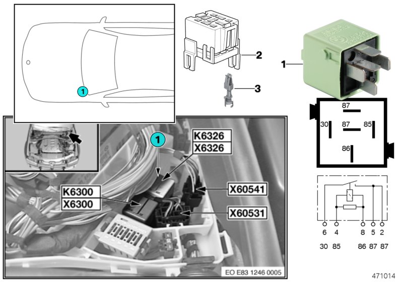 Relay, load-shedding term.15 K6326
