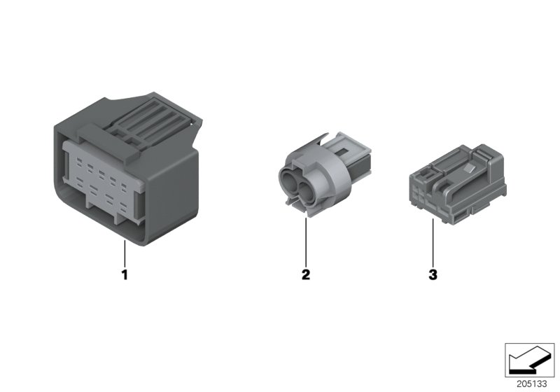 Socket housing MQS