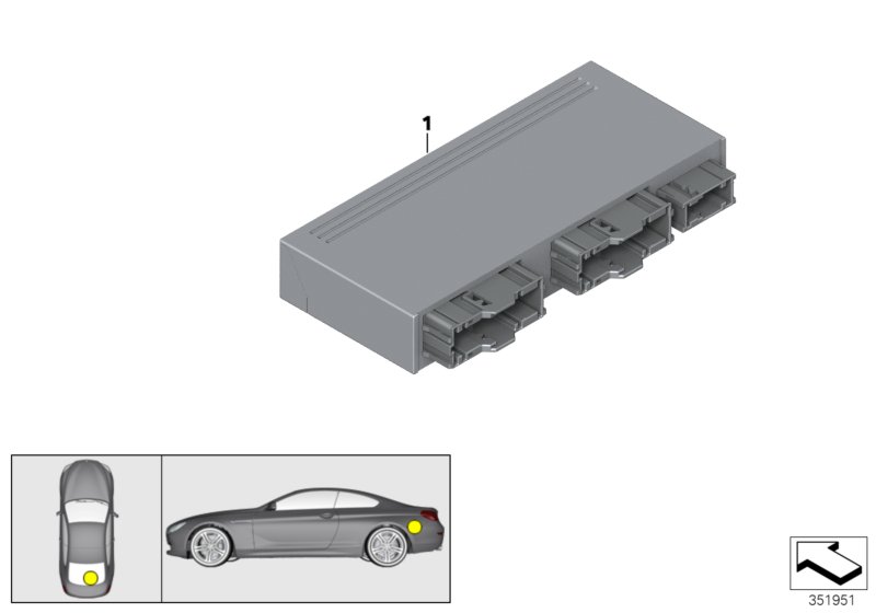 Control unit, soft top module