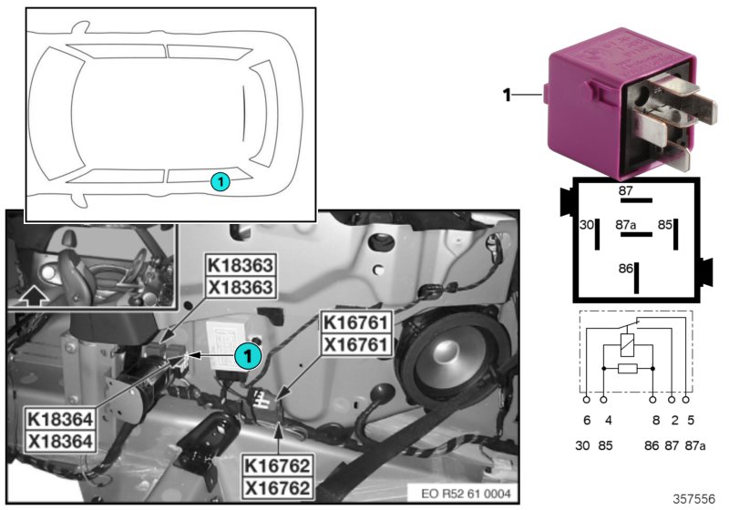 Relay, soft top 2 K18364