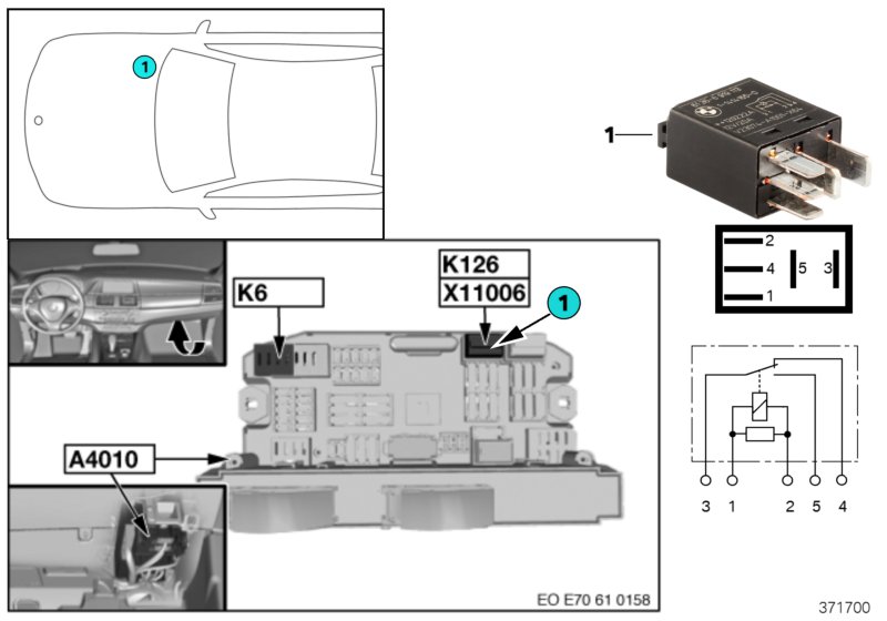 Compressor relay K126