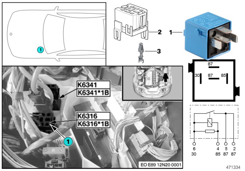 Relay, variable valve timing K6316