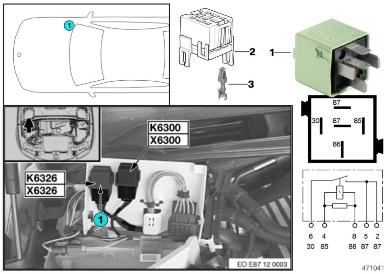 Relay, load-shedding term.15 K6326