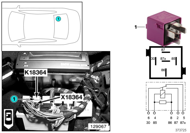 Relay, soft top 2 K18364