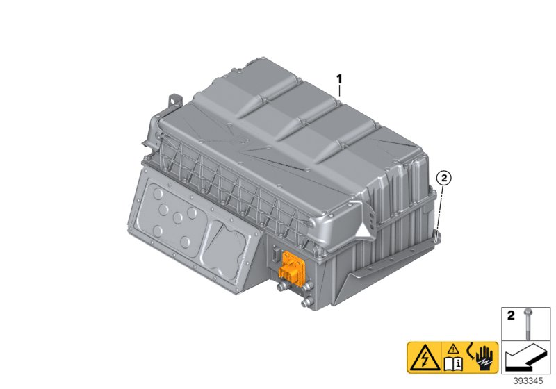 High-voltage accumulator