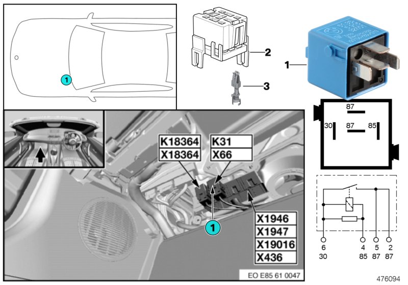 Relay, cigarette lighter, Australia K31