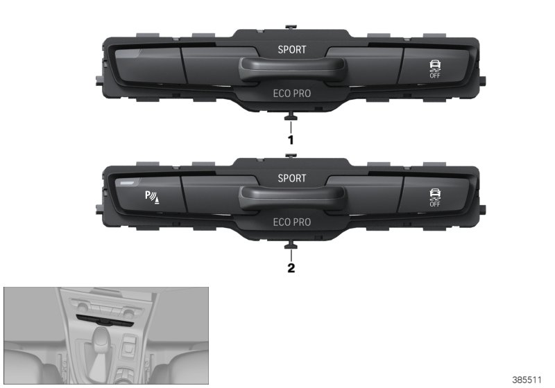 Switch, operating facility,centr.console