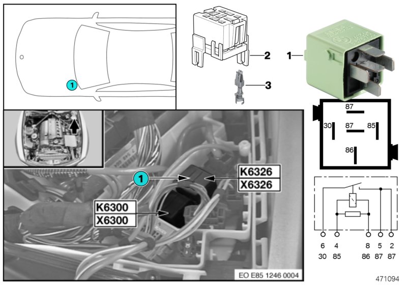 Relay, load-shedding term.15 K6326