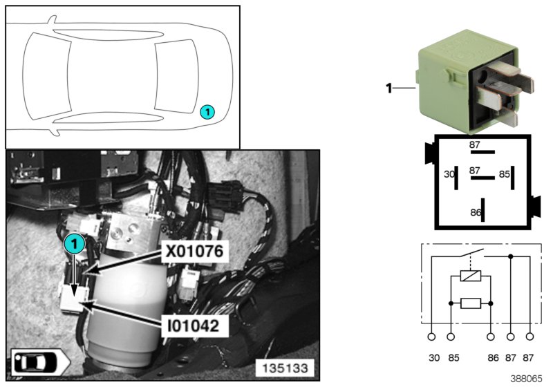 Relay, soft top drive I01042