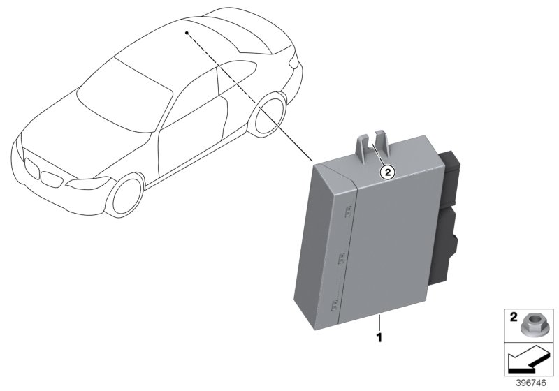 Control unit, soft top module