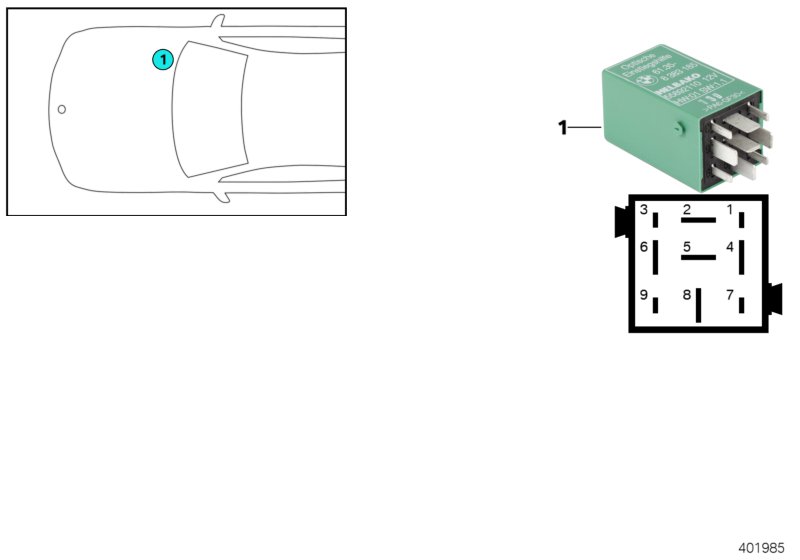 Relay door outside handle light green