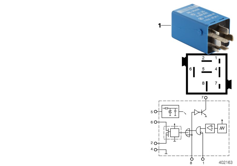 Relay, daytime running light
