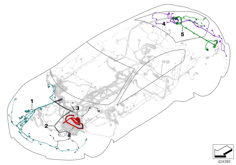 Rep.cable, main wrng.harness, Life/Drive