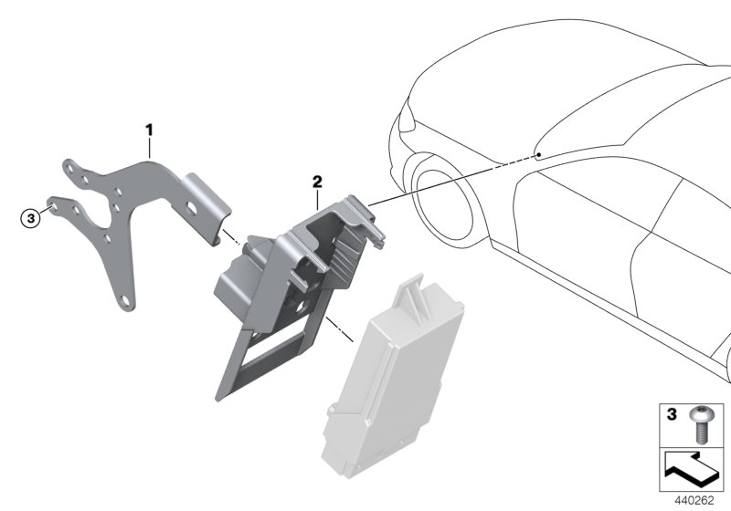 Control unit holder heat comfort pack