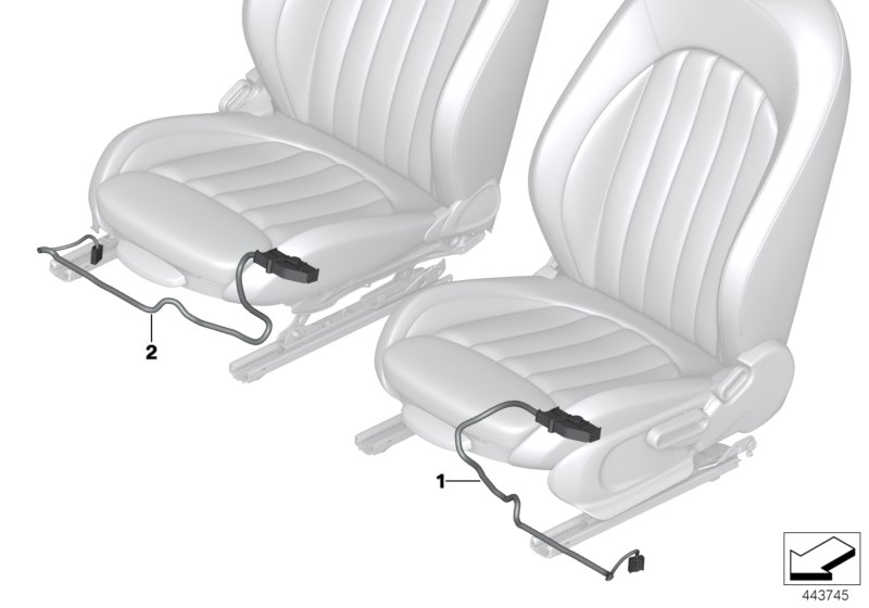 Wiring set seat