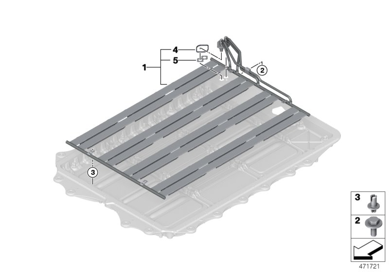 Radiator, high-voltage accumulator