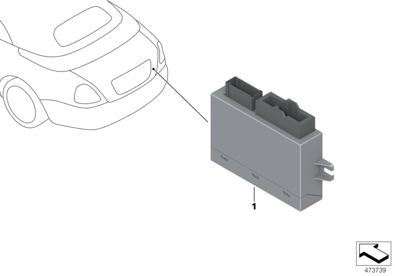 Control unit, soft top module