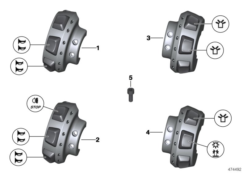Additional switch special vehicle