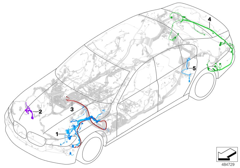 Scope of repair work main wiring harness
