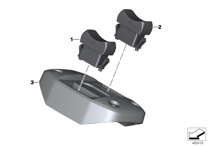 Additional switch special vehicle