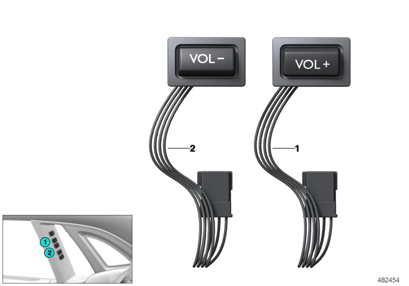 Switch volume control