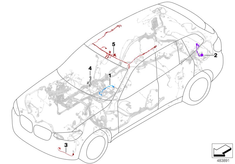 Supplementary cable sets