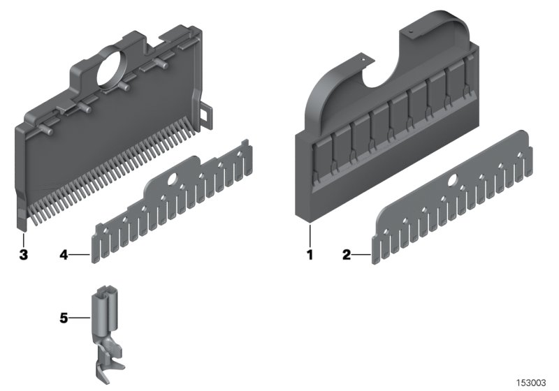 Comb type connector