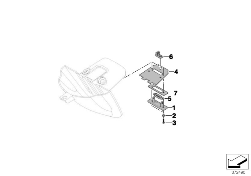Registration plate lamp
