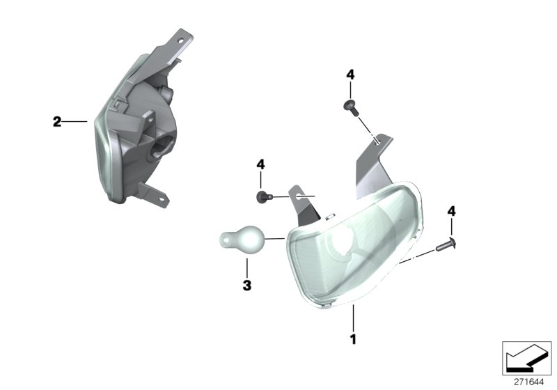 Turn indicators, front