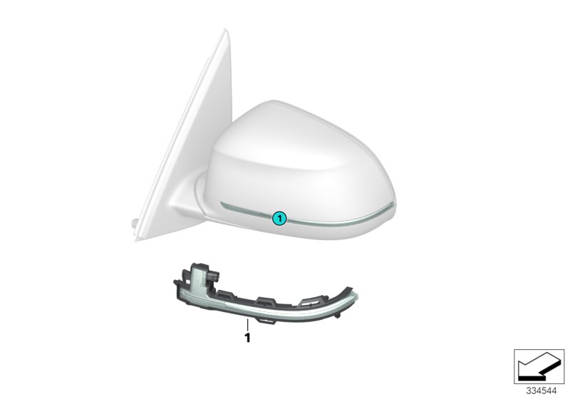 Additional turn indicator lamp