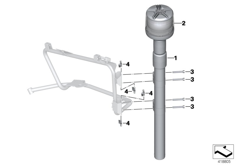 Priority warning light