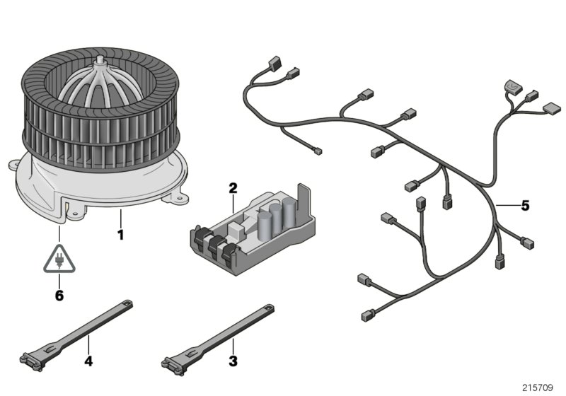 Electric parts automatic air condition