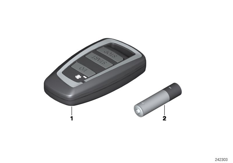 Transmitter f auxil.heating remote ctrl