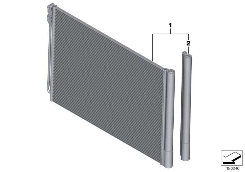 Condenser, air conditioning