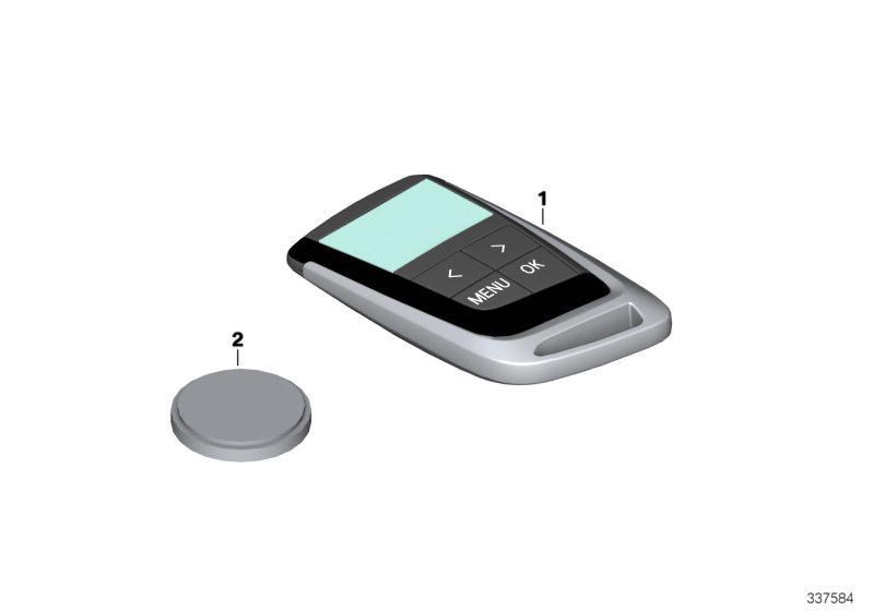 Transmitter f auxil.heating remote ctrl