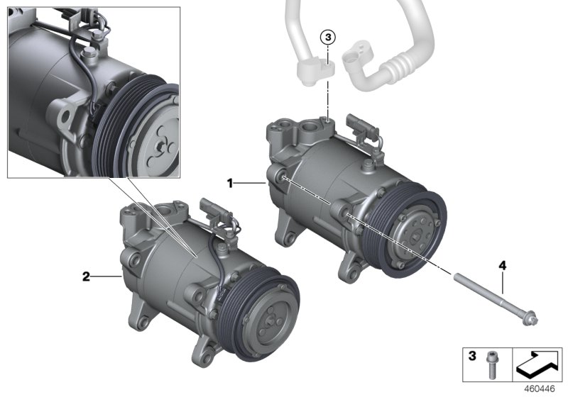 RP Air conditioning compressor